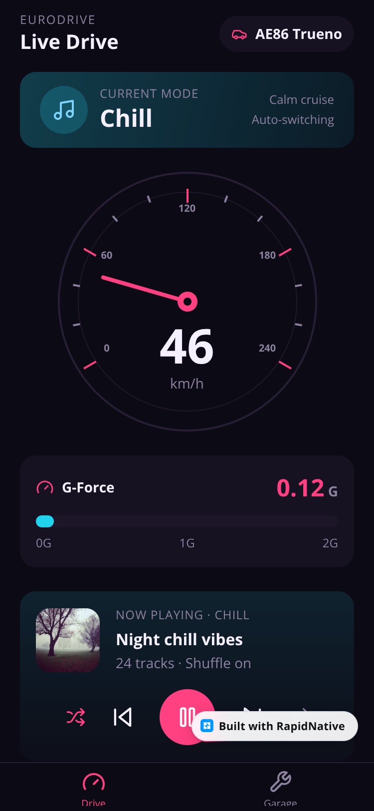 EuroDrive screen 2