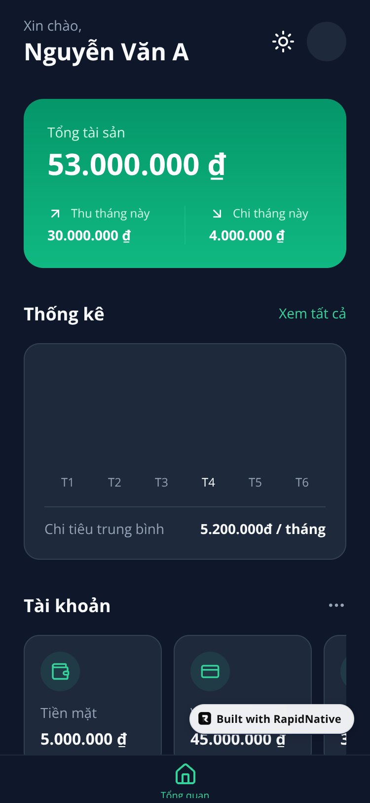 MoneyManager Pro screen 1
