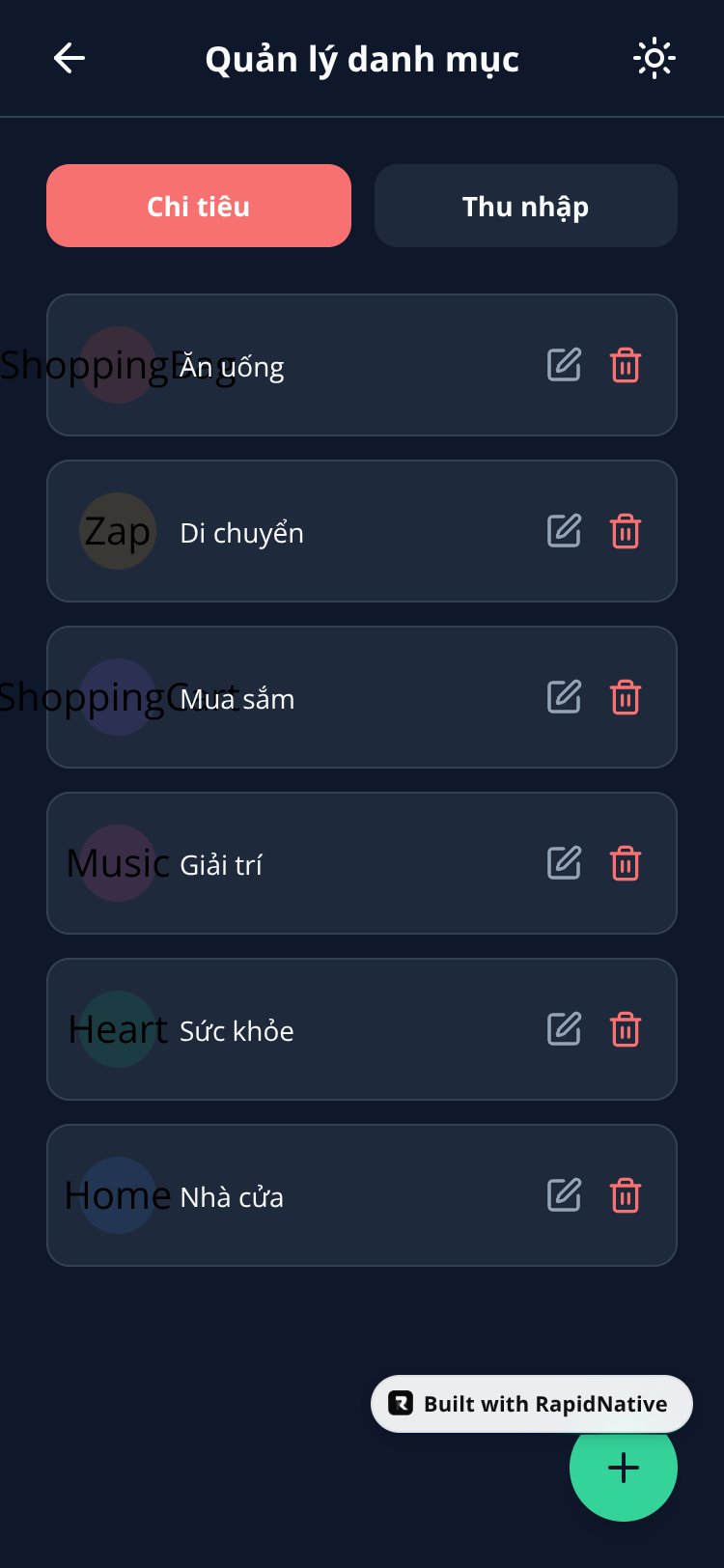 MoneyManager Pro screen 2