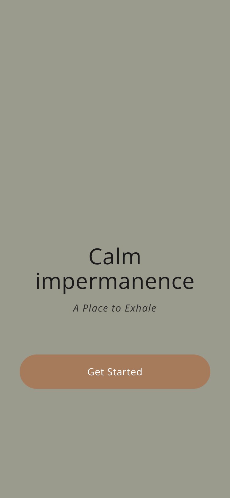 Calm Impermanence screen 1