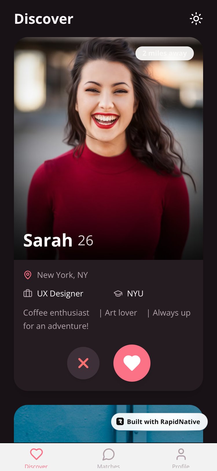 DateMe screen 4