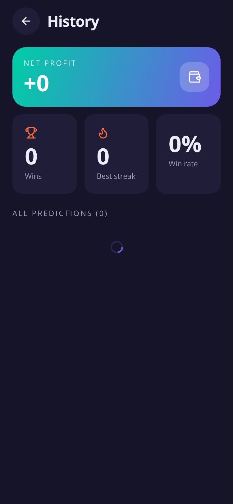 OddEven Predictor screen 4