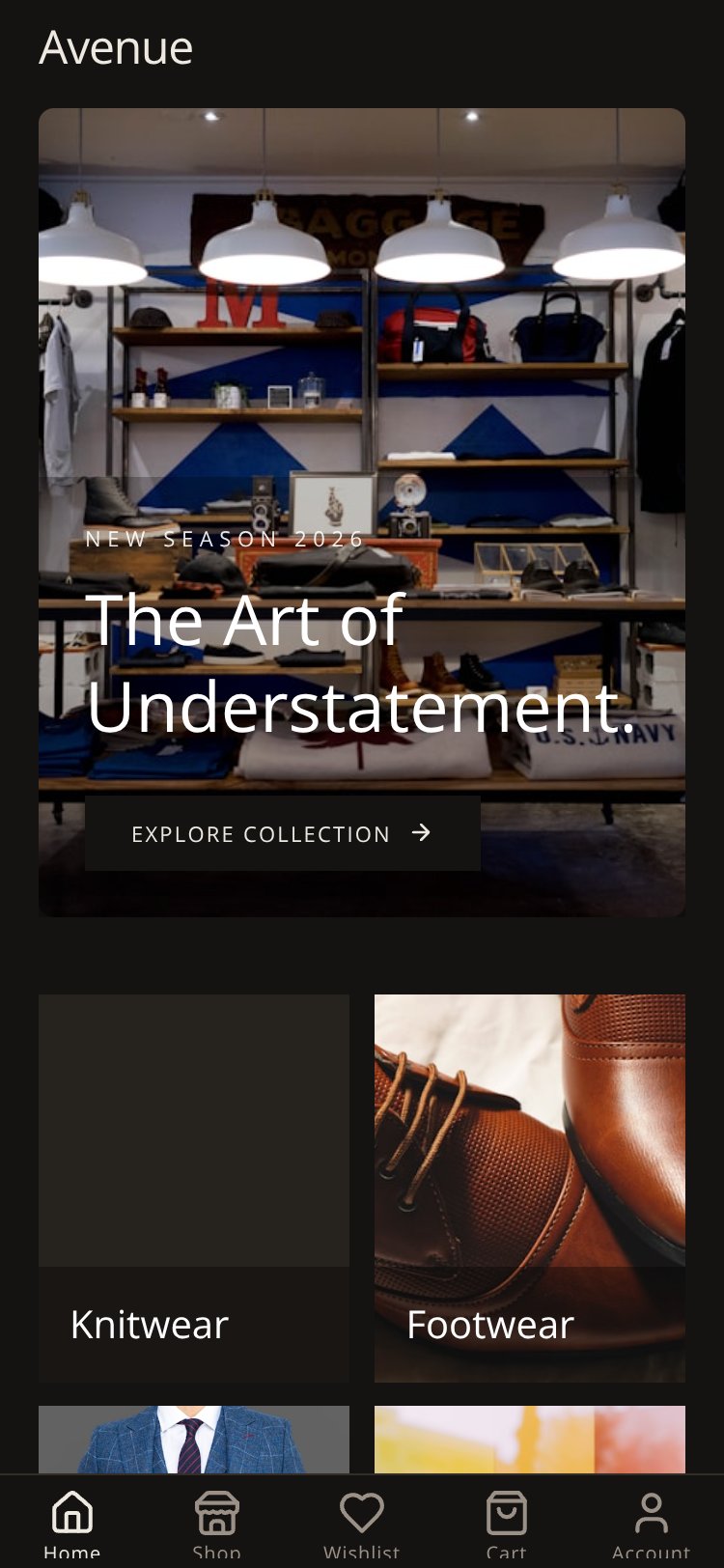 shop-app screen 2
