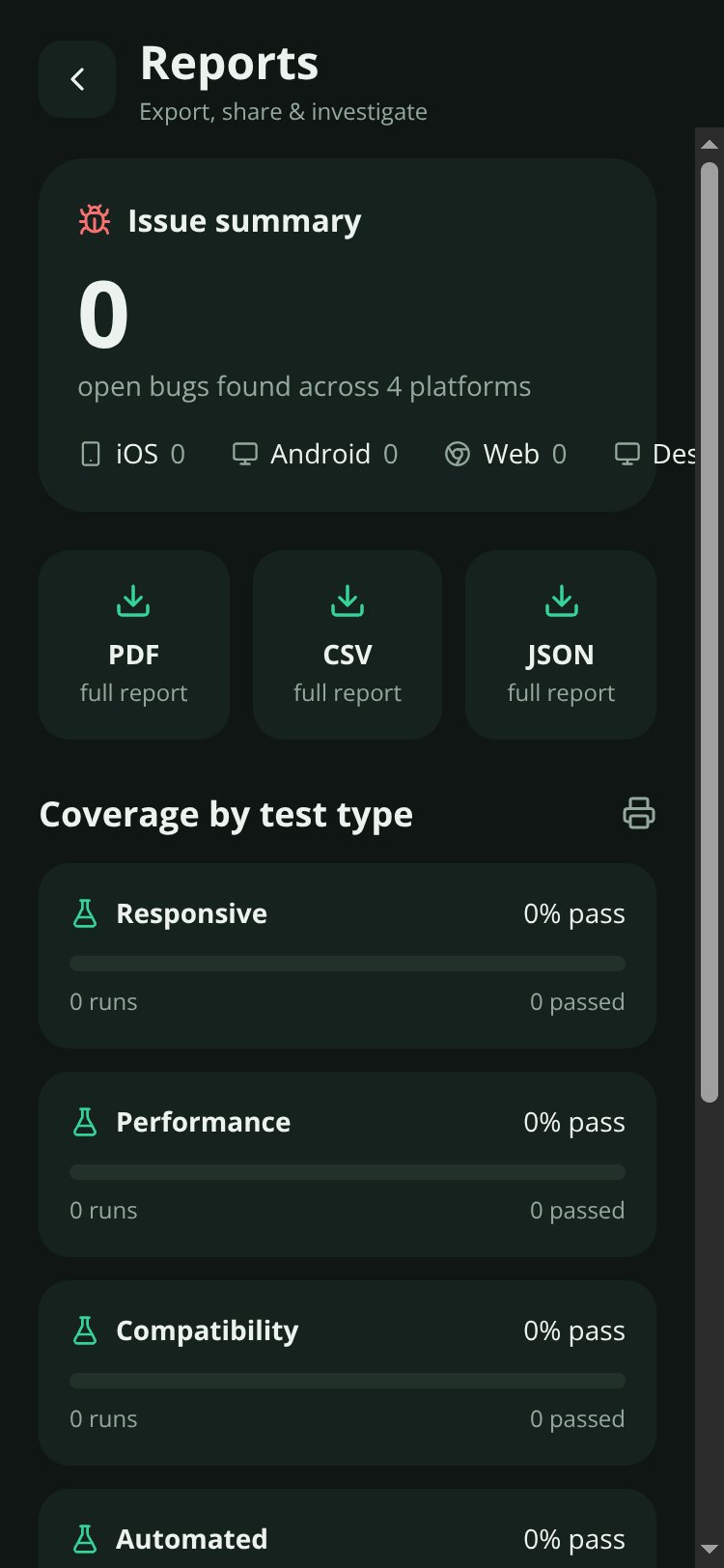 QAHub screen 4