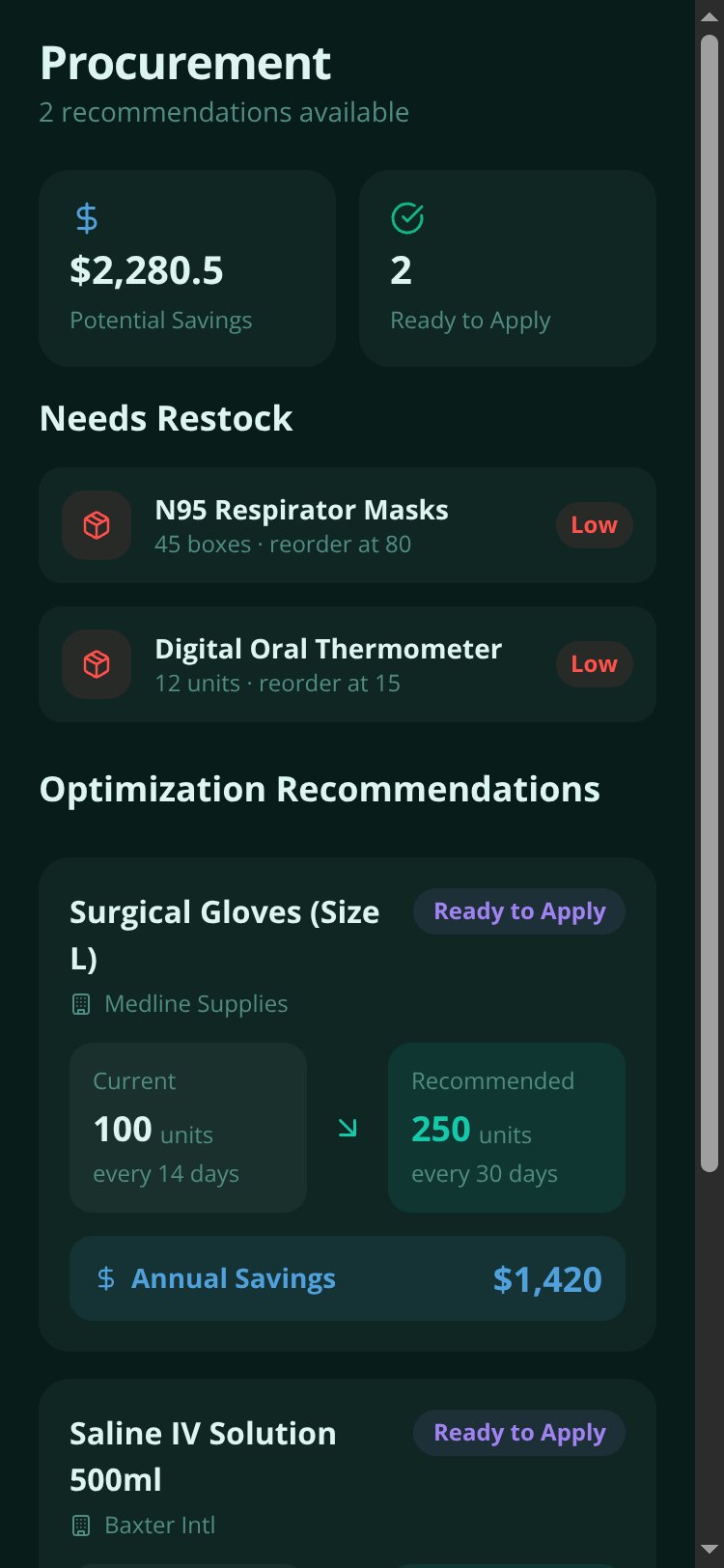 MedSupply Chain screen 5