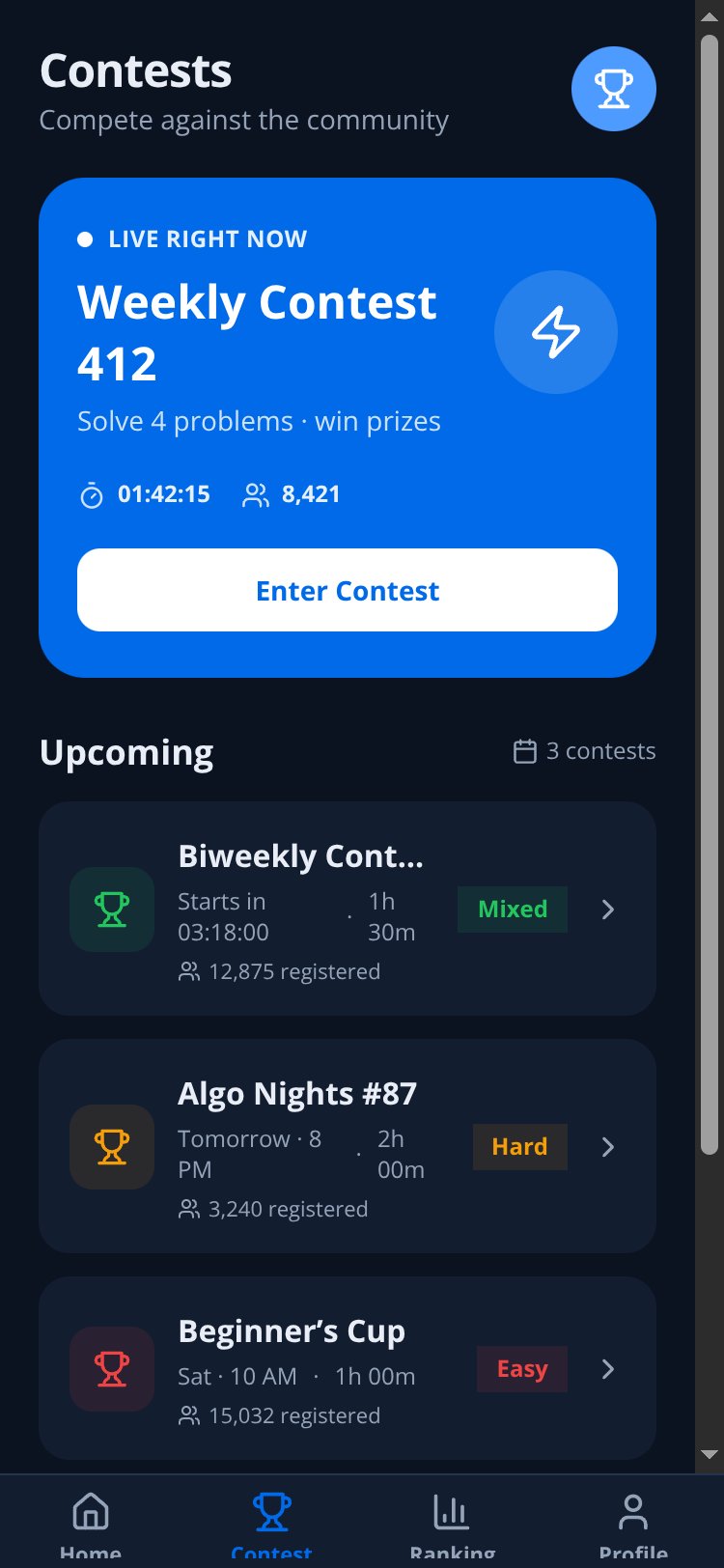 CodeGrind screen 3