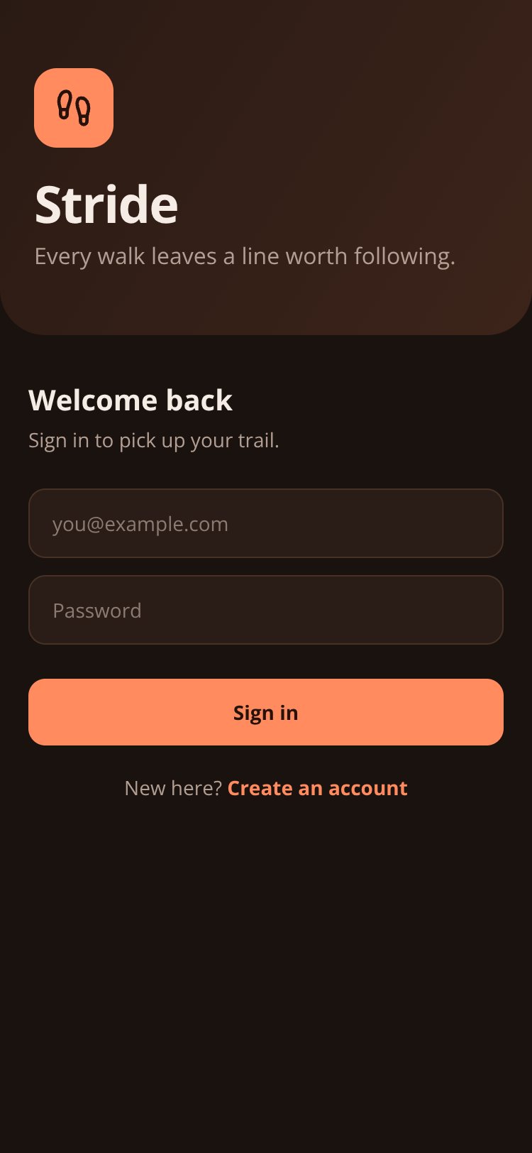 Stride screen 1