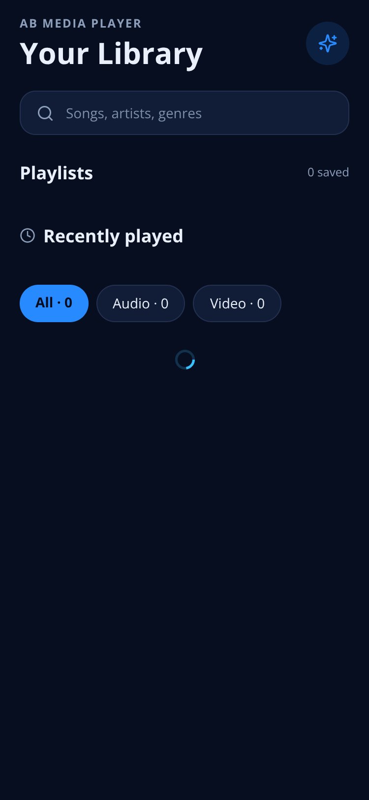 AB Media Player screen 3