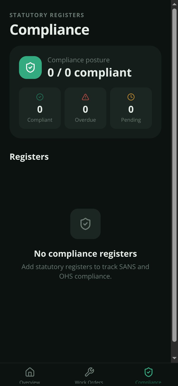 FacilitySync screen 3