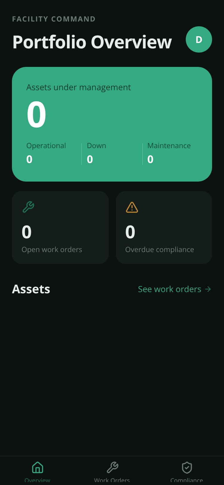 FacilitySync screen 4