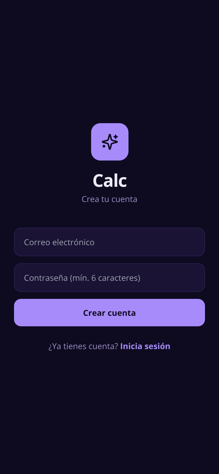 Calc screen 2