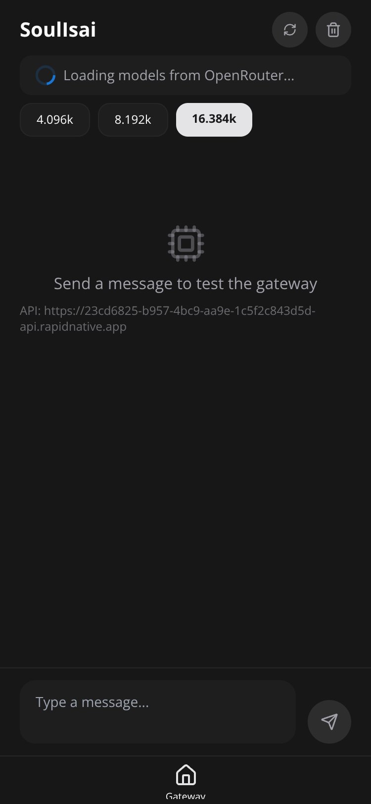 RapidNative App screen 1