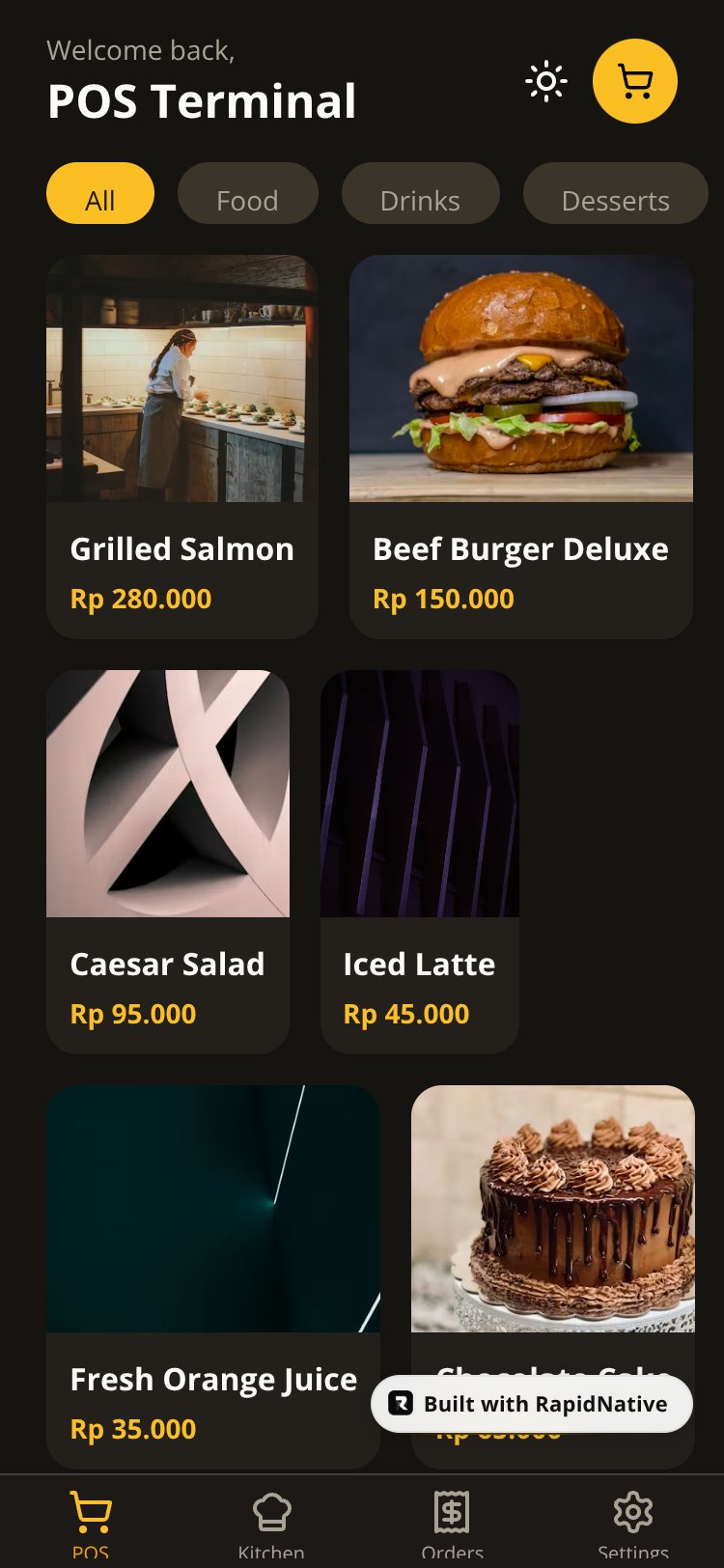PosKitchen screen 2