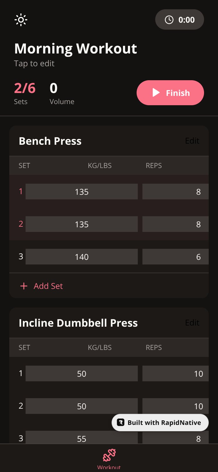 StrongClone screen 1