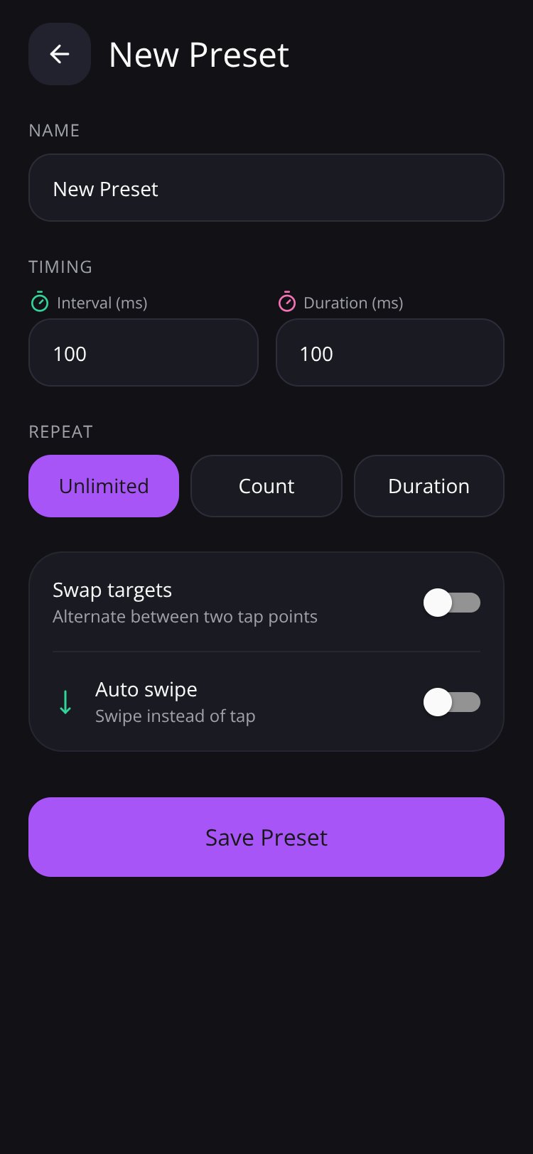 RapidNative App screen 2