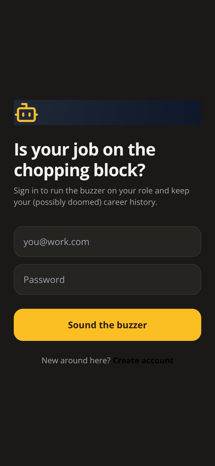 Job Jeopardy screen 1