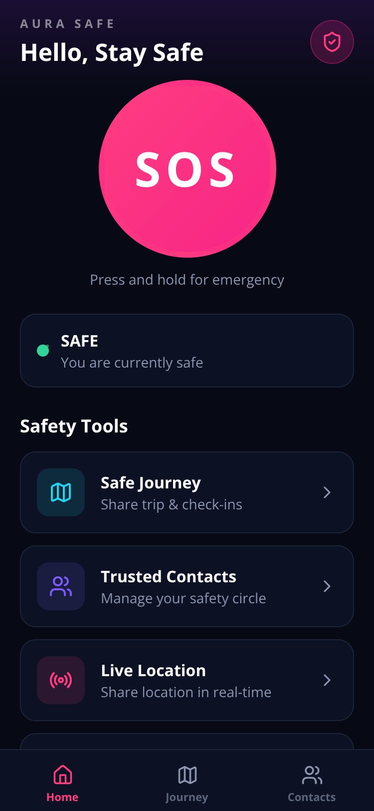 AURA SAFE screen 5