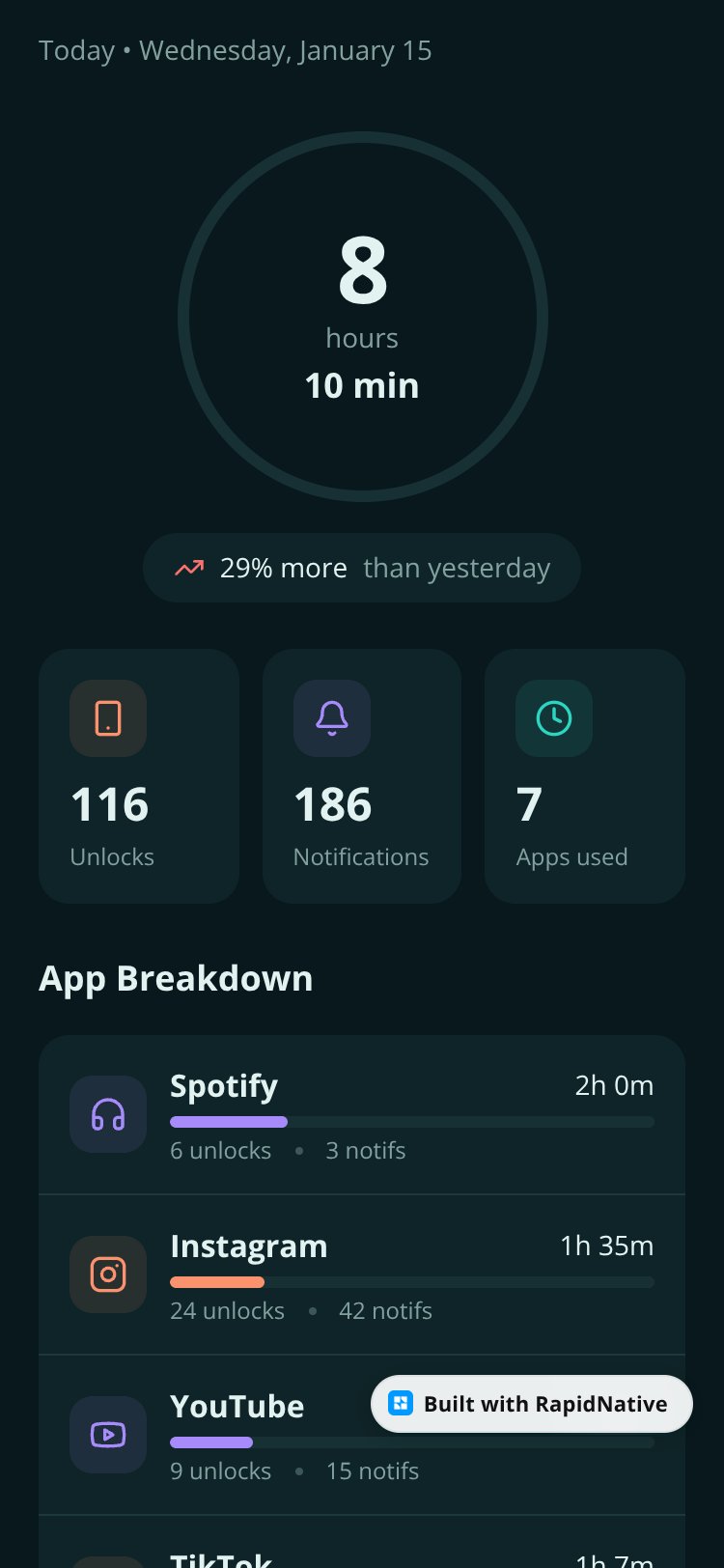 Momentum screen 1