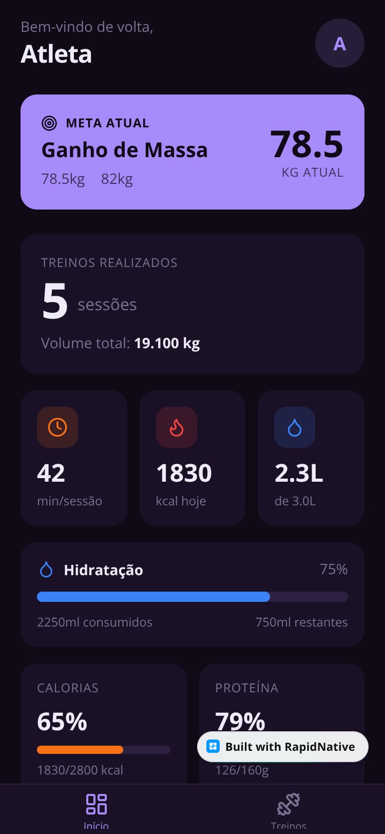 FitPro screen 1