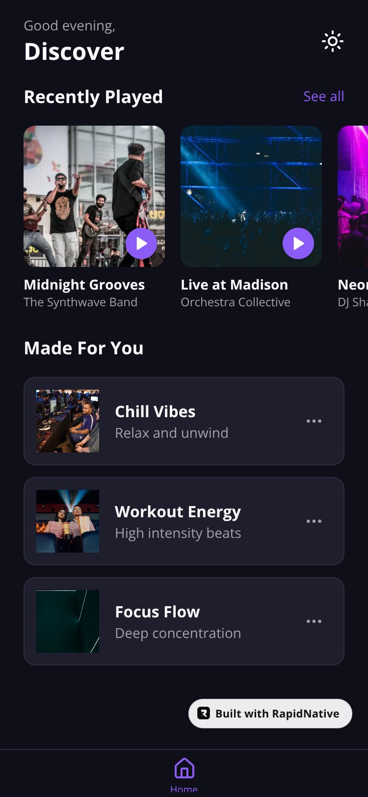 Tune Tunes screen 1