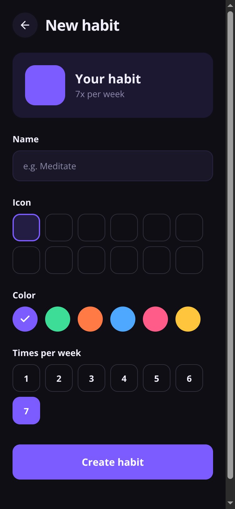 Glow Habit screen 5