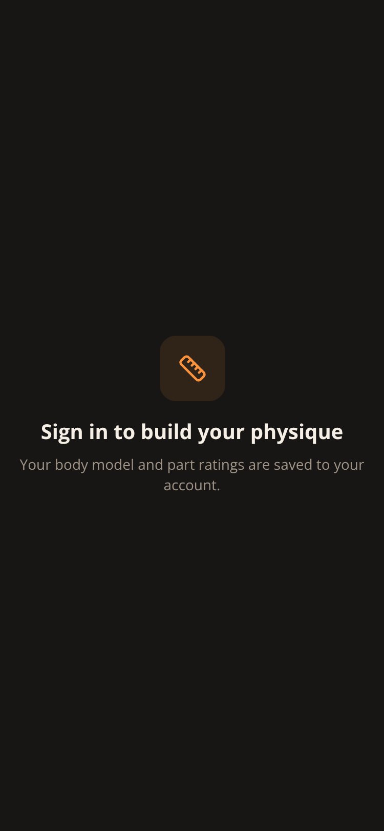 RapidNative App screen 1