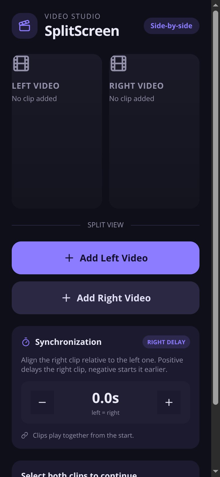 SplitScreen screen 1