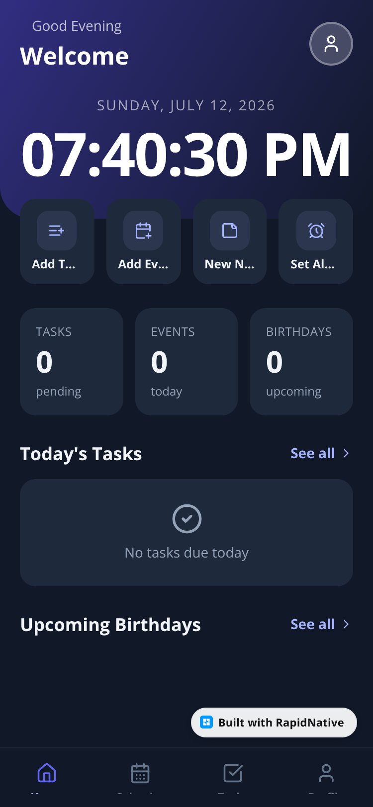 LifeSync screen 4
