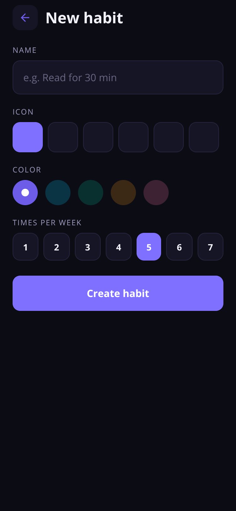PulseHabit screen 4