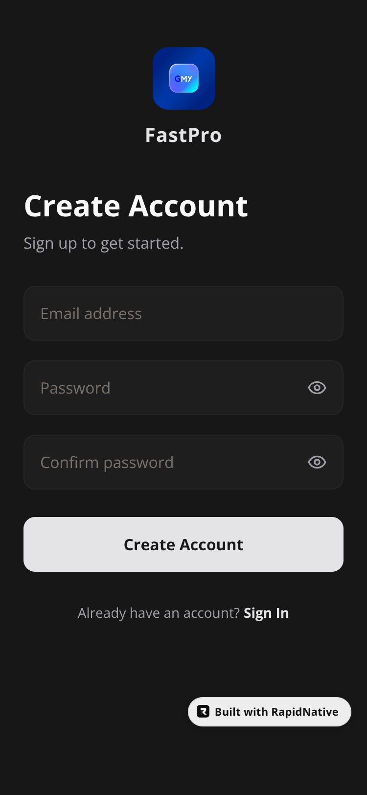 FastPro screen 2