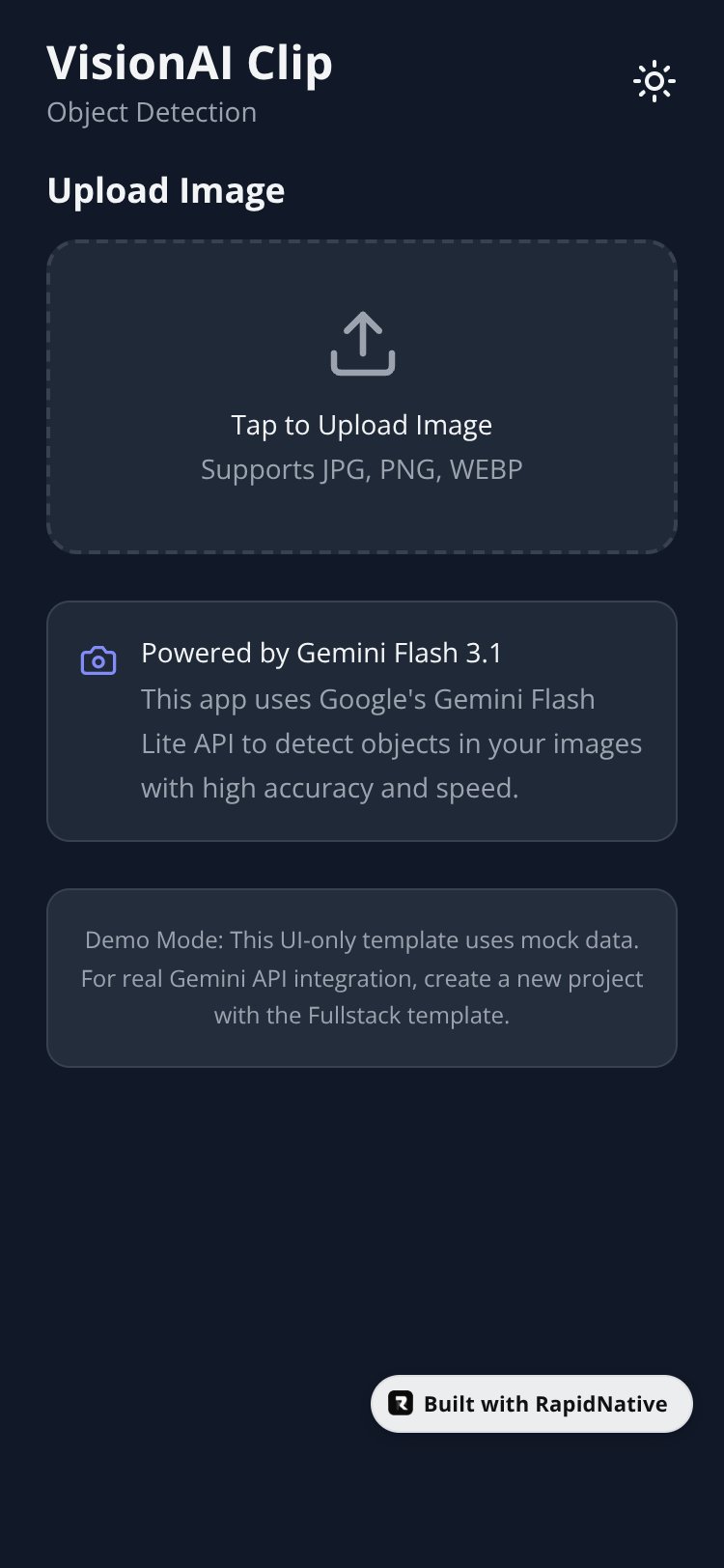 VisionAI Clip screen 1