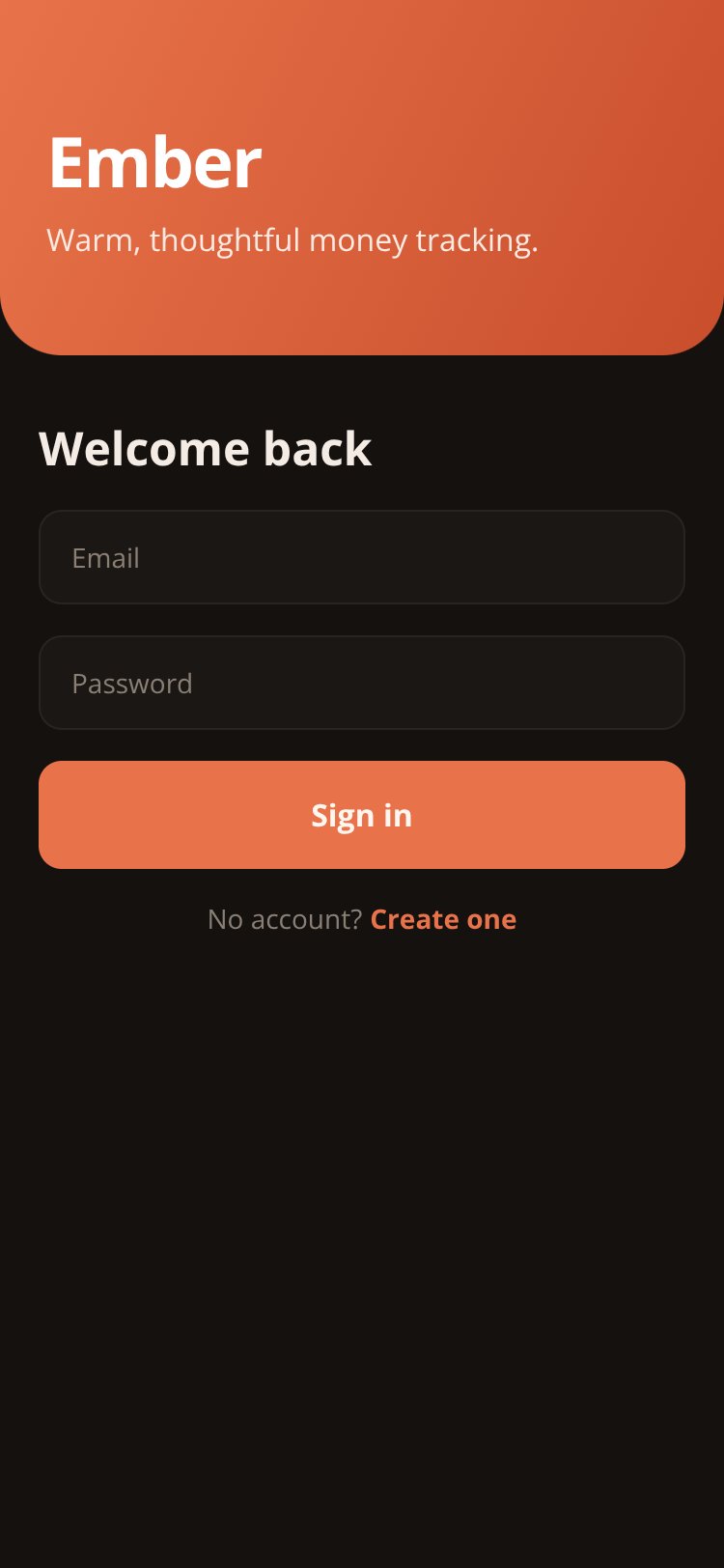 Ember screen 1