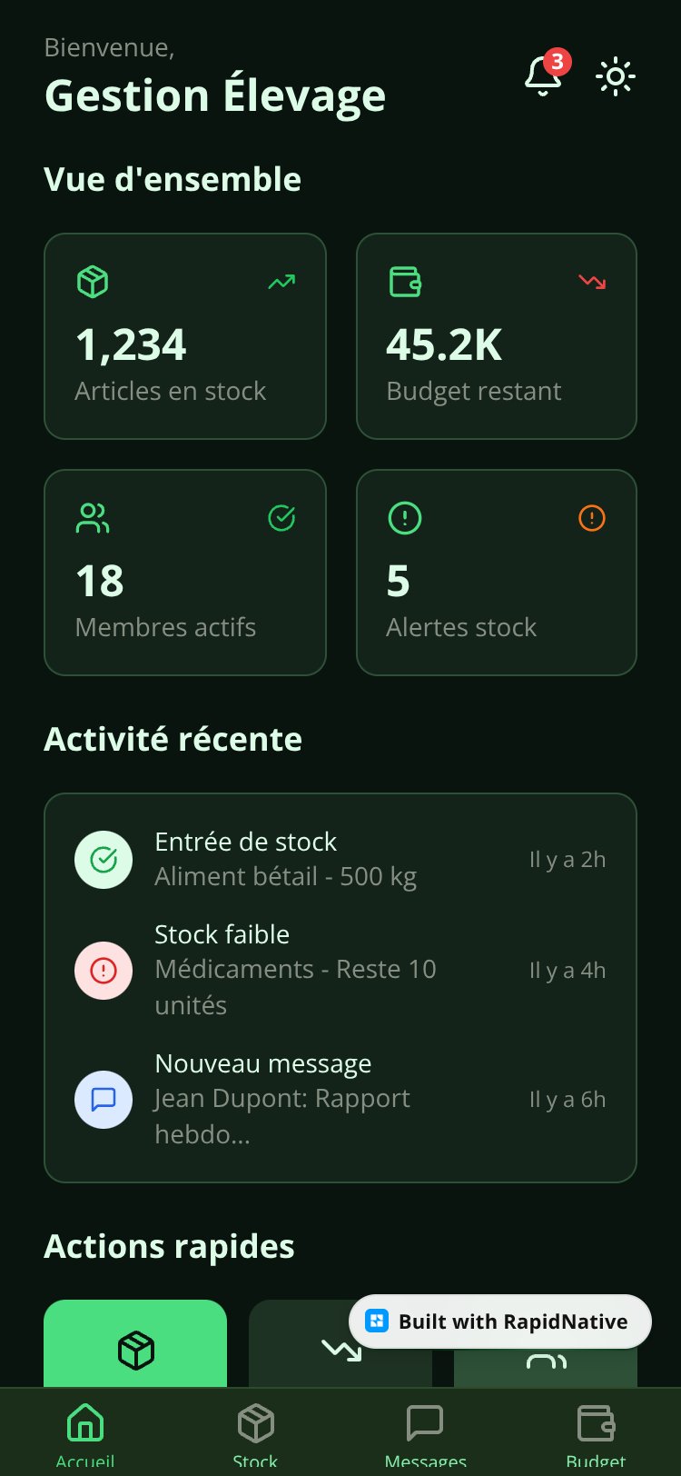 StockMate screen 2