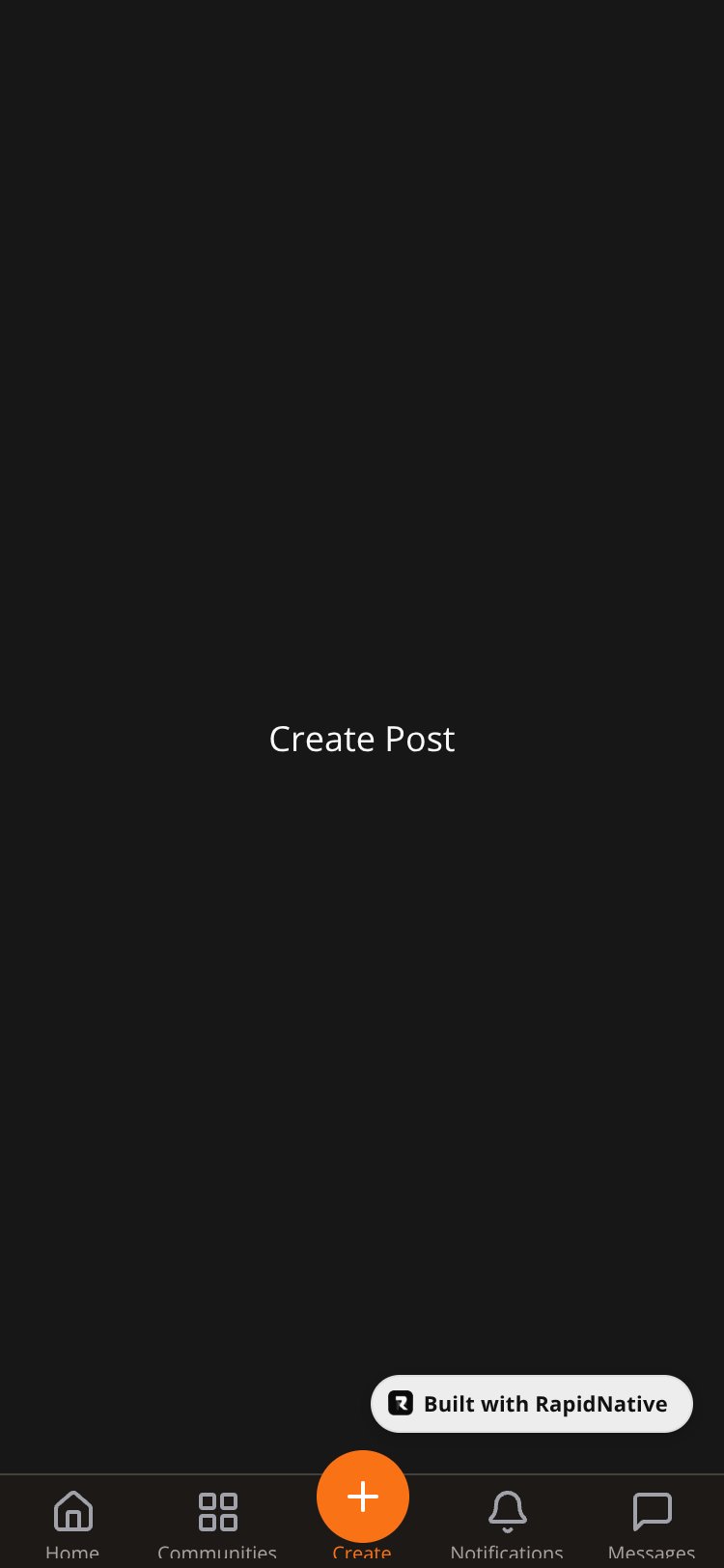 Reddit Clone screen 3