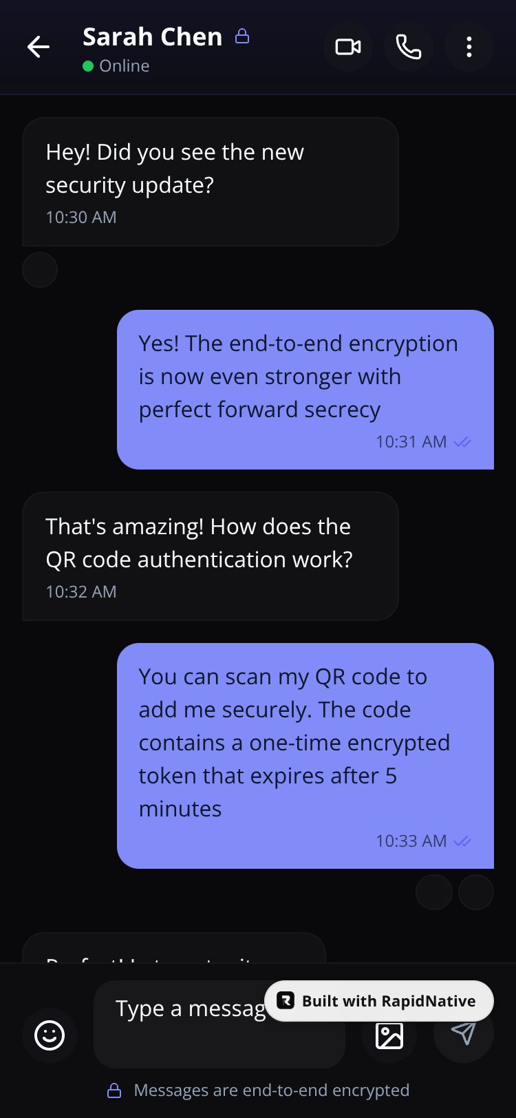 BulletChat screen 2