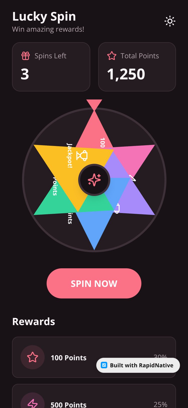 Lucky Spin screen 3
