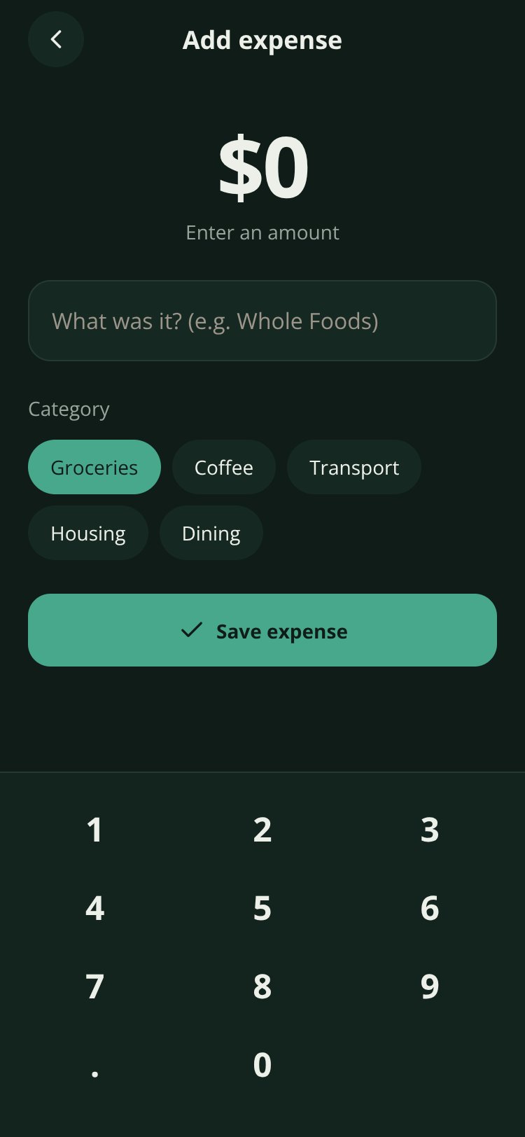 Ledger screen 3
