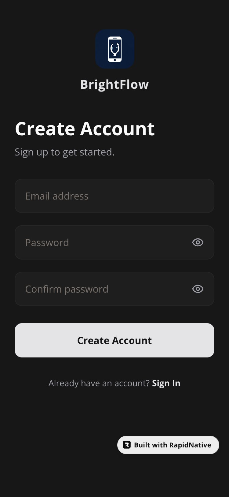 BrightFlow screen 2