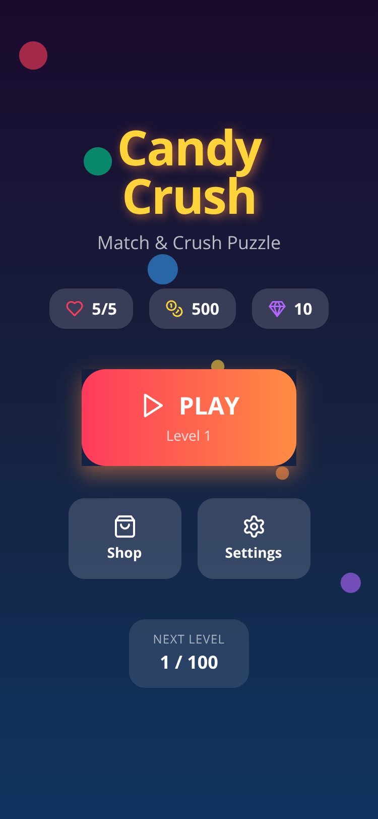 Candy Crush screen 2
