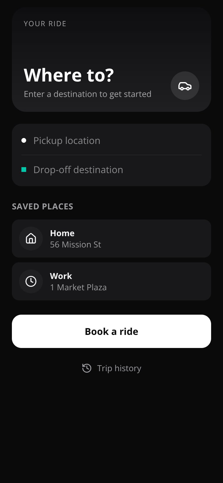 StreetRide screen 3