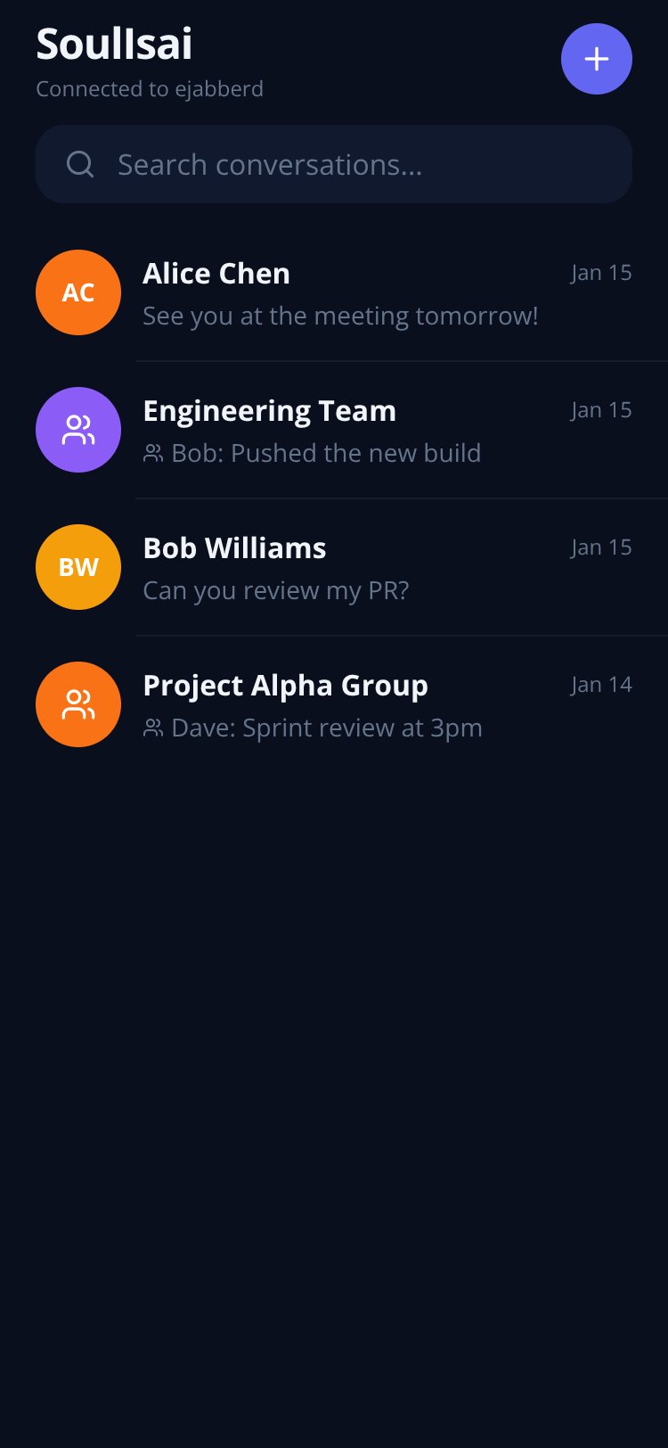 XMPP Chat screen 2