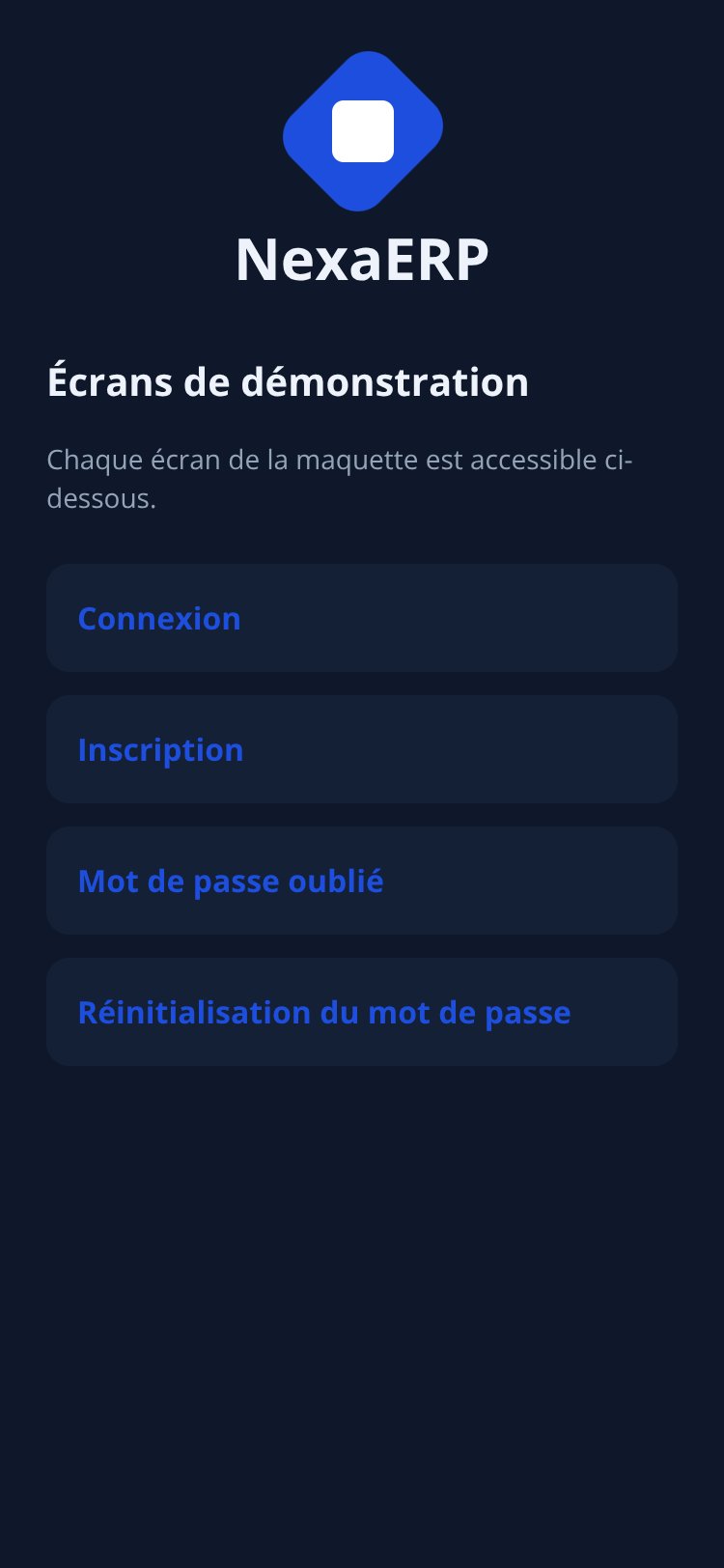NexaERP screen 3