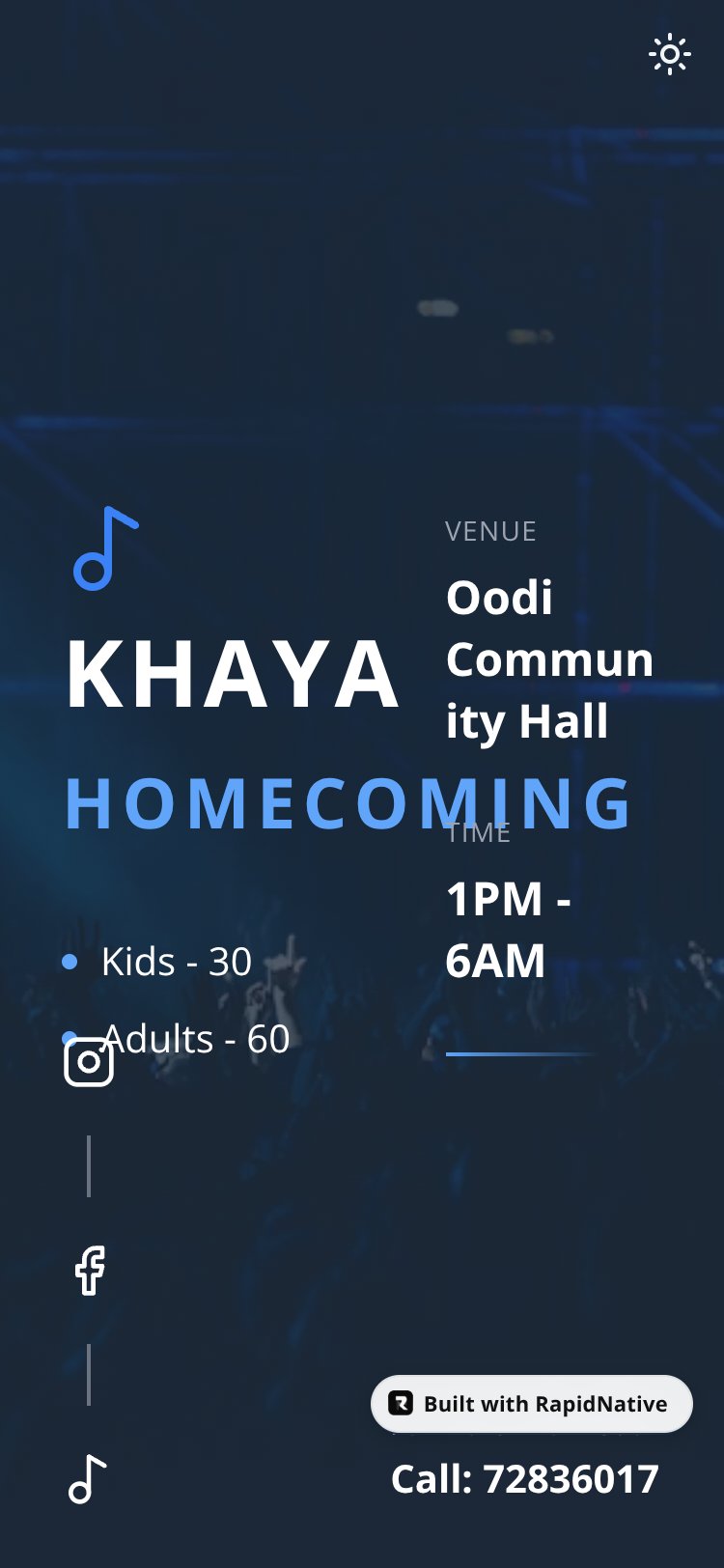 Khaya Homecoming screen 1