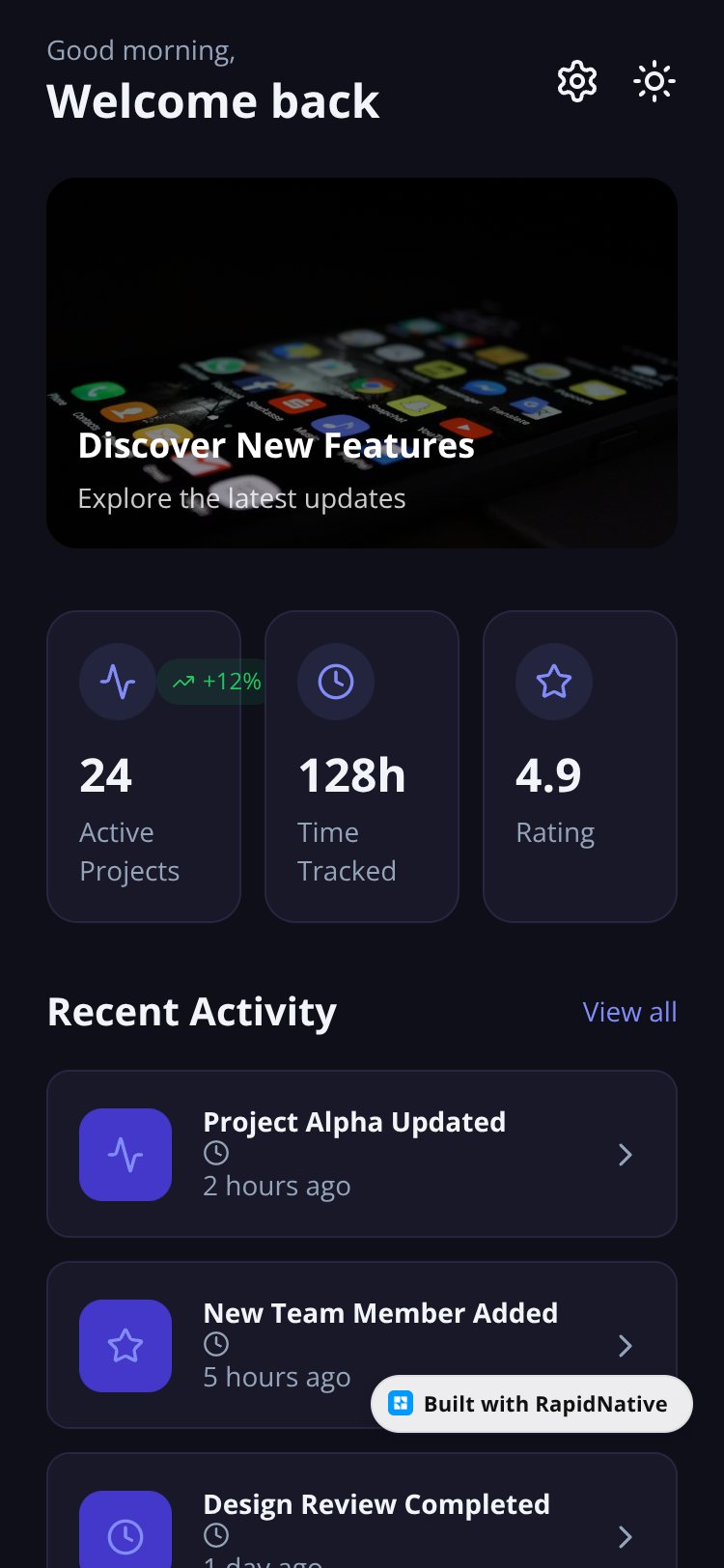 MobileApp screen 1