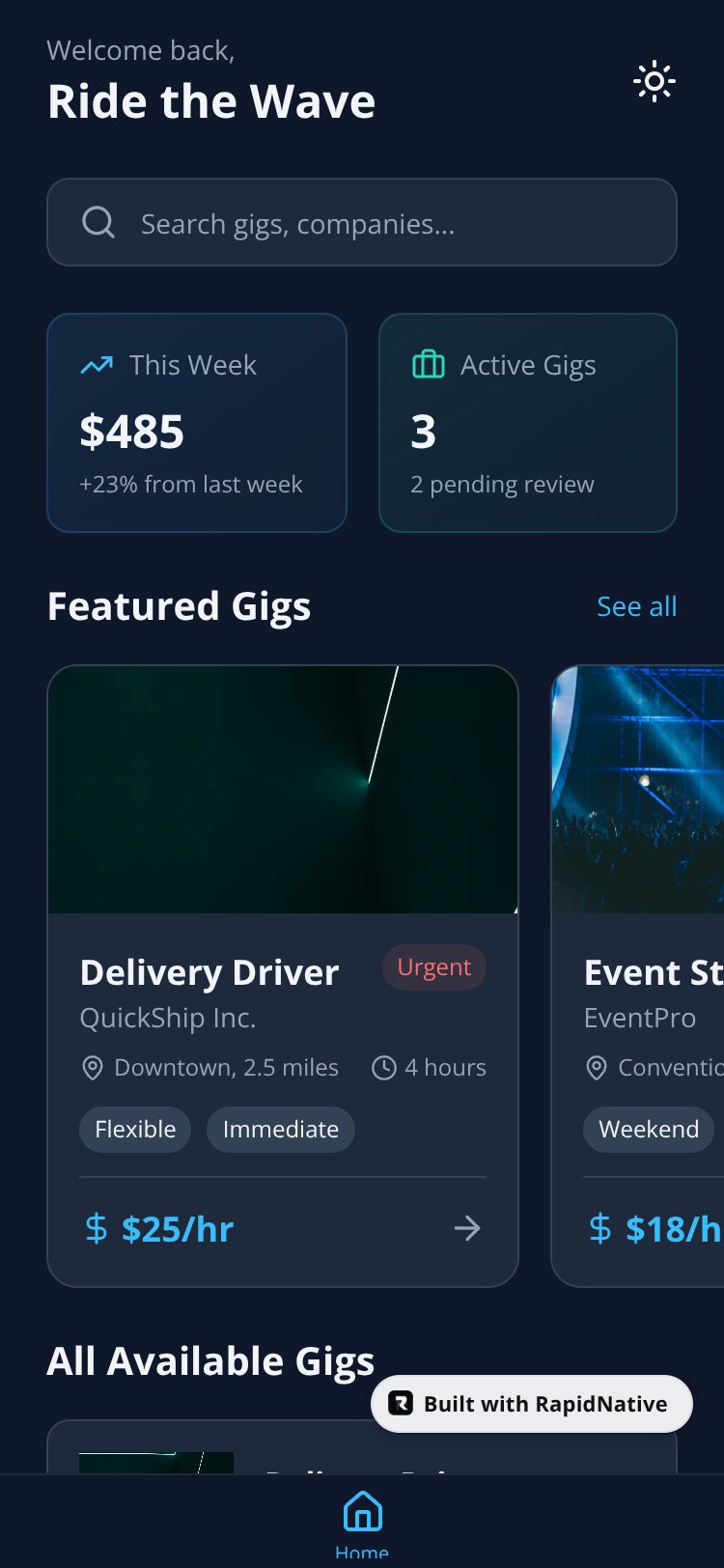 WorkWave screen 1