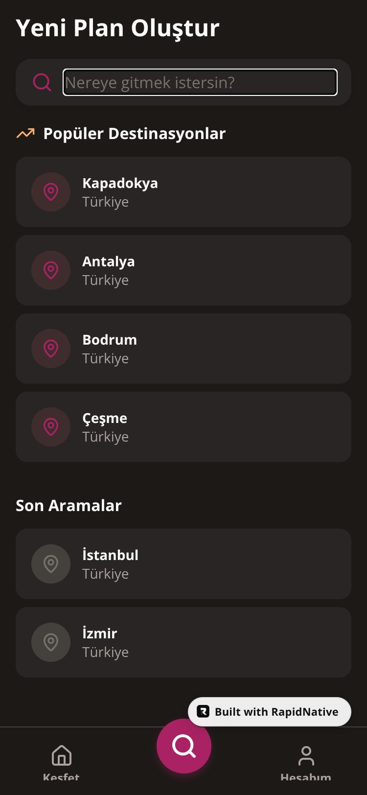 Optiviser Trip screen 2