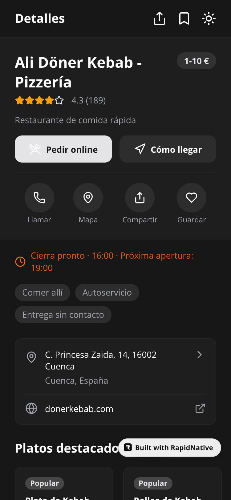 expo-nativewind screen 1