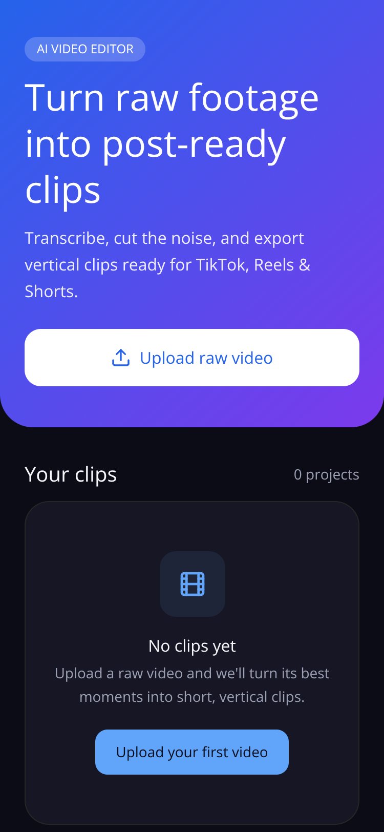 Clipper screen 1