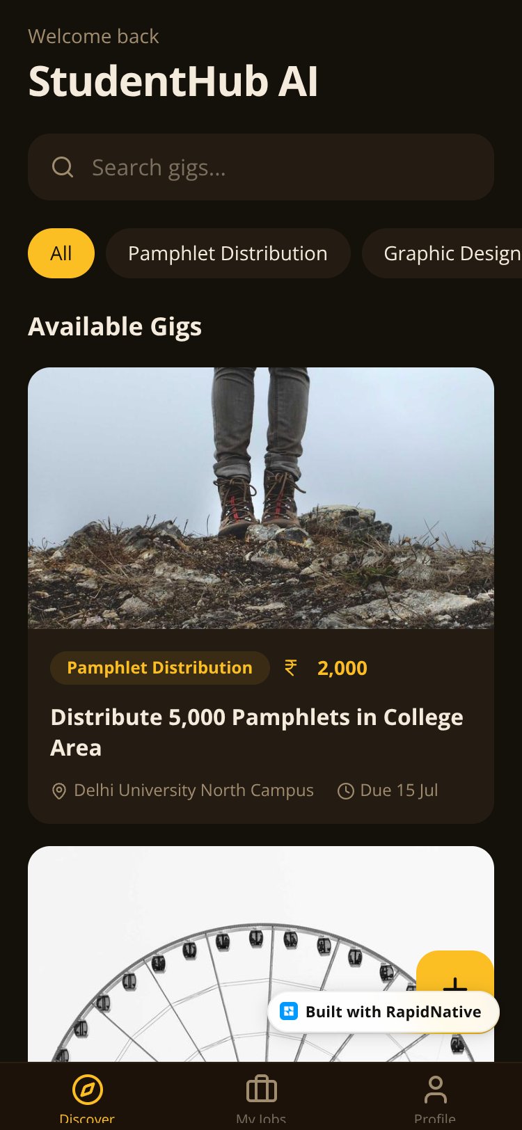 StudentHub AI screen 3