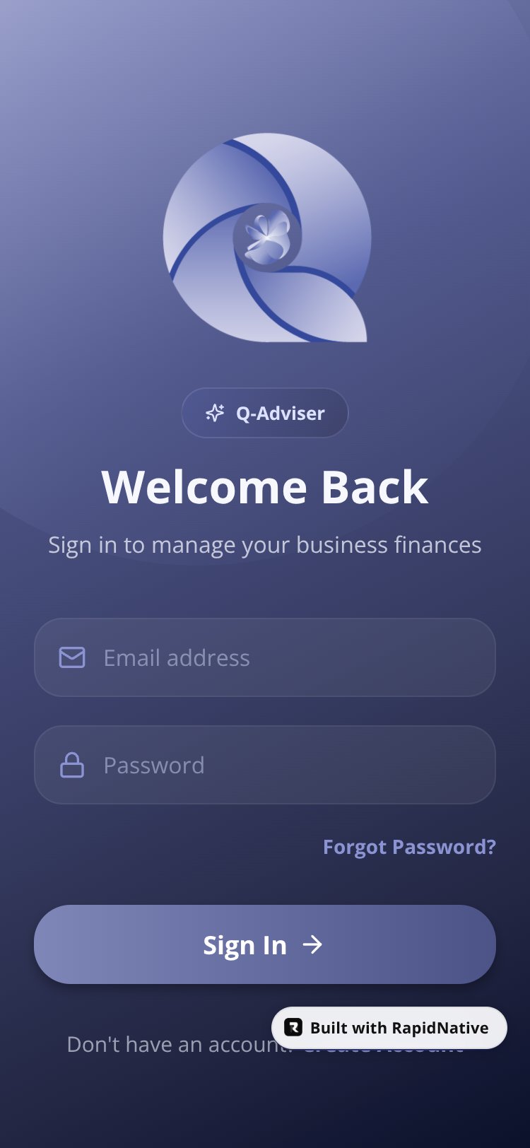 Q Advisor Copy screen 3